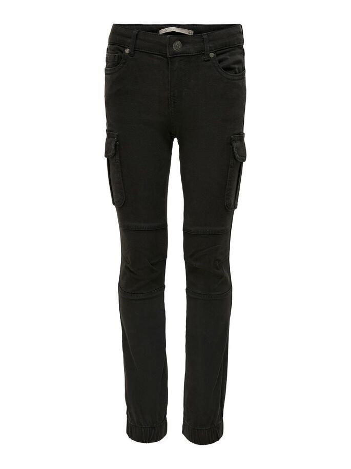 KIDS ONLY GIRL slim fit broek KOGMISSOURI zwart 164