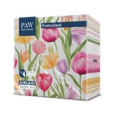 PAW Servetten Stoffen 40 x 40 cm, 50 stuks - Tulp Droom Patroon