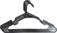 Plasticforte Cintres - 10 pièces - Noir - Plastique