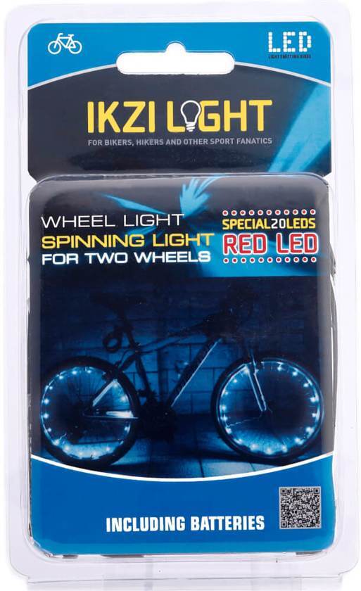 Ikzi light IKZI spaaklicht met 2x 20 led rood