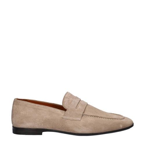 Nelson suède loafers beige
