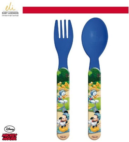 Easy Licences International Mickey Mouse Plastic Kinder bestekset