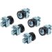 PremiumCord Rack-montageset, 50 x M6-schroeven, 50 x moer, 50 x kunststof schijven