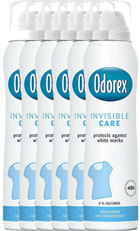 Odorex Invisible Care Deodorant Spray Voordeelverpakking 6x150ml