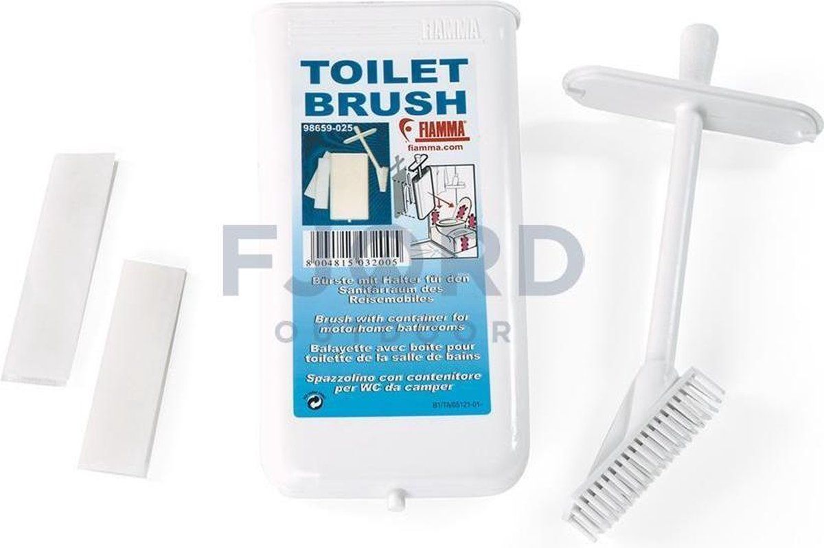 Fiamma Toilet Brush - White - Plastic