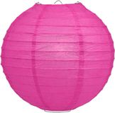 Merkloos Bol Luxe bol lampion Ø 25 cm - Fuchsia