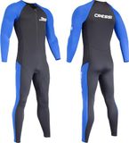 CRESSI Wahoo Man Monopiece Wetsuit Zwart/Blauw 2mm M/3