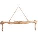 Biscottini Giogo van massief lindehout, natuurlijke afwerking, 161,5 x 8,5 x 41,5 cm (l x d x h), decoratie voor thuis, wanddecoratie