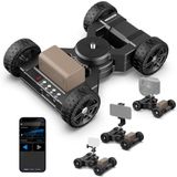 Neewer DL400 Upgraded Gemotoriseerde Slider Dolly met App Control, Ultra Stille Krachtige Dual Motor, 5H Runtime, Compatibel met GoPro Android Samsung Smartphone DSLR Camcorder