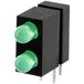 Vossloh Schwabe WU-B-D-3102-3200-2 module LED Vert 3 mm 15 mcd Bulk