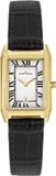 Jacques Lemans Datum horloge Torino Vrouwen Polshorloge Leer Zwart Staal Wit 35 mm