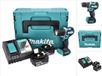 Makita DDF 487 RFJ accuboormachine 18 V 40 Nm borstelloos + 2x accu 3.0 Ah + lader + Makpac