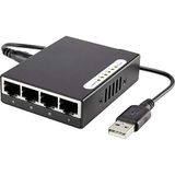 Renkforce RF-4451433 Netwerk switch 5 poorten 100 MBit/s USB-stroomverzorging