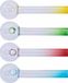 Tuyau d'huile, 10 cm, diverses couleurs