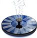 Sans marque Pompe de fontaine - Pompe à eau - Solaire - Avec filtre - 190L/h - 9V - Bleu foncé