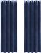 vidaXL Gordijnen 2 st donkerblauw 140 x 260 cm fluweel