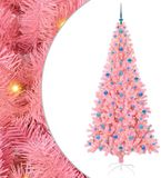 vidaXL - Kerstboom - Roze - 210 cm - PVC