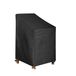 AWNIC Beschermhoes voor tuinstoel, 210D, polyesterweefsel, waterdicht, scheurvast, 65 x 75 x 85 x 120 cm