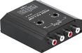 12V amplificateur audio 4 canaux avec convertisseur, connexion RCA autoradio, filtre de fréquence haut-parleur. Convient aux systèmes sans sortie subwoofer