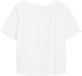 s.Oliver Blouse van linnenmix met strikdetail op de rug - wit - Maat 40