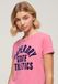 Superdry - Varsity T-shirt met flockprint en aansluitende pasvorm - Dames - T-shirts
