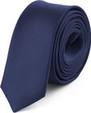 Ladeheid Smal Stropdas - Donkerblauw