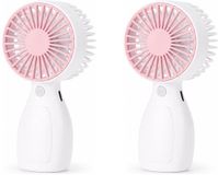Merkloos Cooling Mini handventilator - Roze - 6 cm - USB