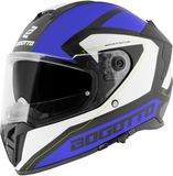 Bogotto FF122 BGT Wit Blauw Integraalhelm