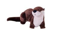 Wild Republic Cuddlekins Eco River Otter, knuffeldier, 30,5 cm, pluche speelgoed, vulling is gesponnen gerecyclede waterflessen, milieuvriendelijk