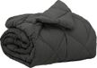 vidaXL - Dekbed - Antraciet - 155 x 220 cm - Microvezel