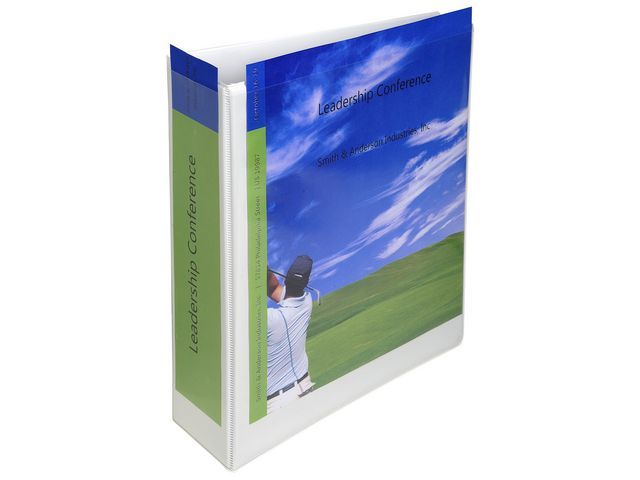 Exacompta KreaCover Presentation Binder - A4 - 50mm Ring Capacity - White