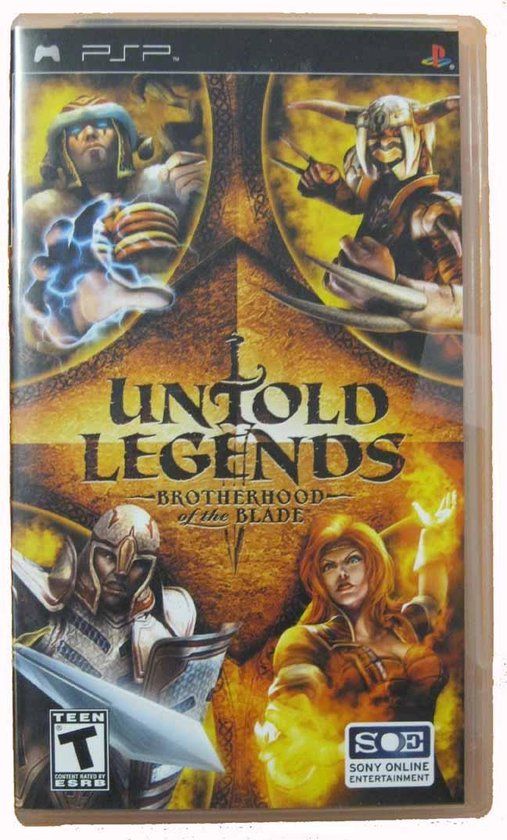 Merkloos Untold Legends: Brotherhood of the Blade - PSP - Actie - Standard edition