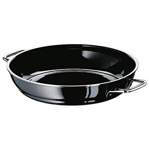 Silit Professionele serveer-stoofpan 24 cm, braadpan, stoofpan 2,2 l, Silargan functionele keramiek, inductie, zwart