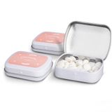 Boîtes de bonbons personnalisées - Menthes poivrées - lot de 80