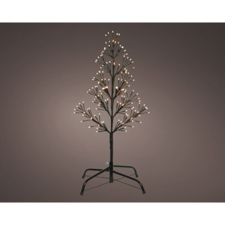 Lumineo Metalen kerstboom met verlichting | 78 cm (140 LEDs, Binnen/Buiten)