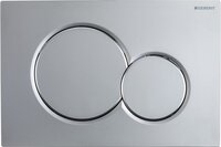 Geberit Sigma 01 bedieningsplaat - 2-toets mat chroom - 115.770.JQ.5