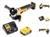 DeWalt DCG 405 P1 accu haakse slijper 18V 125mm borstelloos + 1x oplaadbare accu 5.0Ah + lader