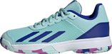 adidas Performance Courtflash Chaussures de tennis - Enfants - Turquoise - Taille 37 1/3