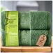 GC GAVENO CAVAILIA Bamboe handdoeken 2 stuks - 500 g/m² zeer absorberende handdoeken voor badkamer (50 x 80 cm) - 60% bamboe, 40% katoenen handdoeken balen, extra zacht - groen