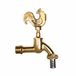 Boni-Shop® Robinet de jardin nostalgique Gockel en laiton, 1/2 pouce