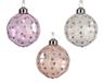 Decoris Kerstbal glas d8 cm a3 LV