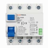 IXTRIMA Pure Aardlekschakelaar 4P 16A 30mA Curva B 6KA AC/DC 380V