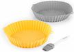 InnovaGoods Siliconen mandjes met borstel voor airfryers Mollicon 2 Stuks