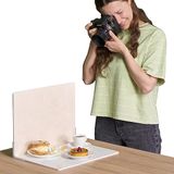 2 Pack Foto Achtergrond Board | 30x40 cm | Realistische Fotografie Achtergrond | Voedsel Fotografie Achtergrond | Replica Oppervlakken | Product Fotografie Achtergronden | Beige Marmer & Steen