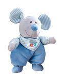 GLOREX 0 4633-1 - Knuffel om zelf in te vullen Muis Minky, ca. 26 cm hoog