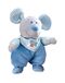GLOREX 0 4633-1 - Knuffel om zelf in te vullen Muis Minky, ca. 26 cm hoog