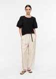 comma - Vrouwen Broek - Lichtbeige - Maat 48