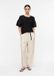 comma - Vrouwen Broek - Lichtbeige - Maat 48