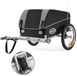 Remorque de vélo - Amortisseur - 120 litres - 40 kg - Pliable