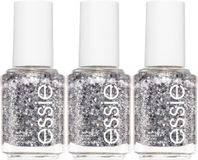 essie® - original - 278 set in stones - gris - top coat pailleté - 13,5 ml 3x